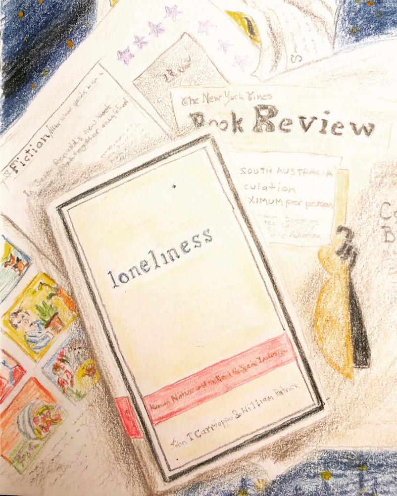 Sketch of the book 'Loneliness' by Anne Marie Sinclair
