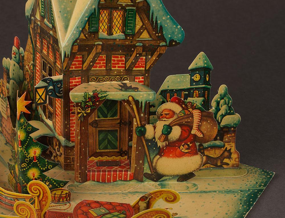 A pop-up in Father Christmas, a book by Vojtěch Kubašta. SLSA: clrc i22817190
