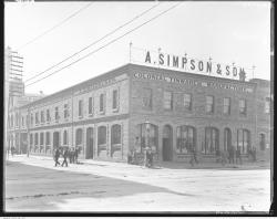A Simpson & Son, Gawler Place corner of Grenfell Street, 1899. SLSA: PRG 631/2/46 