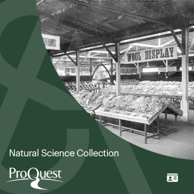 Natural science collection via proquest,  eresource, slsa