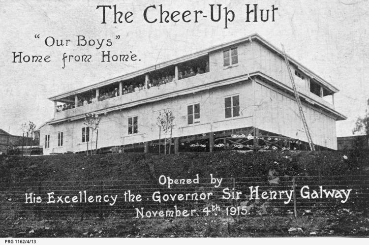 'The Cheer Up Hut "Our boys are home". SLSA: PRG 1162/4/13