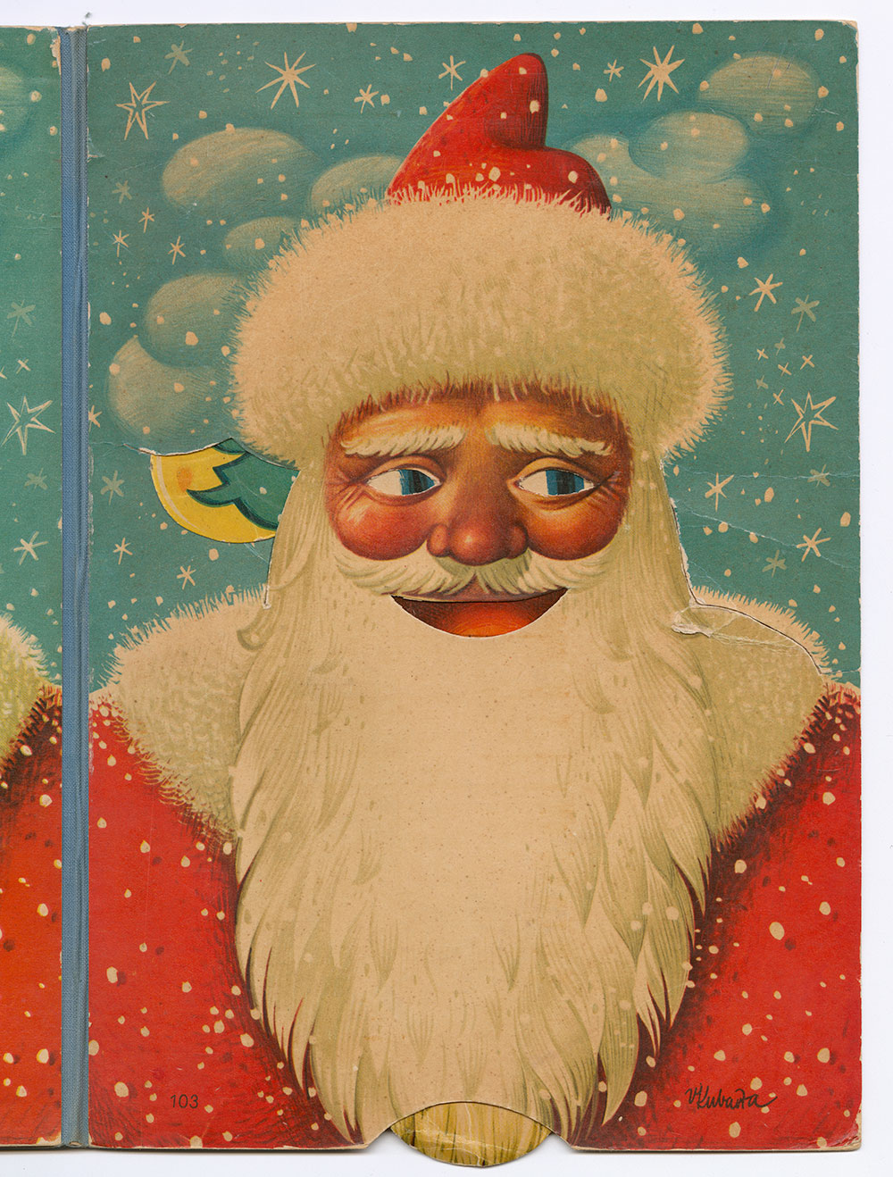 Father Christmas, featured in Vojtěch Kubašta story book. SLSA: clrc i22817190 fc