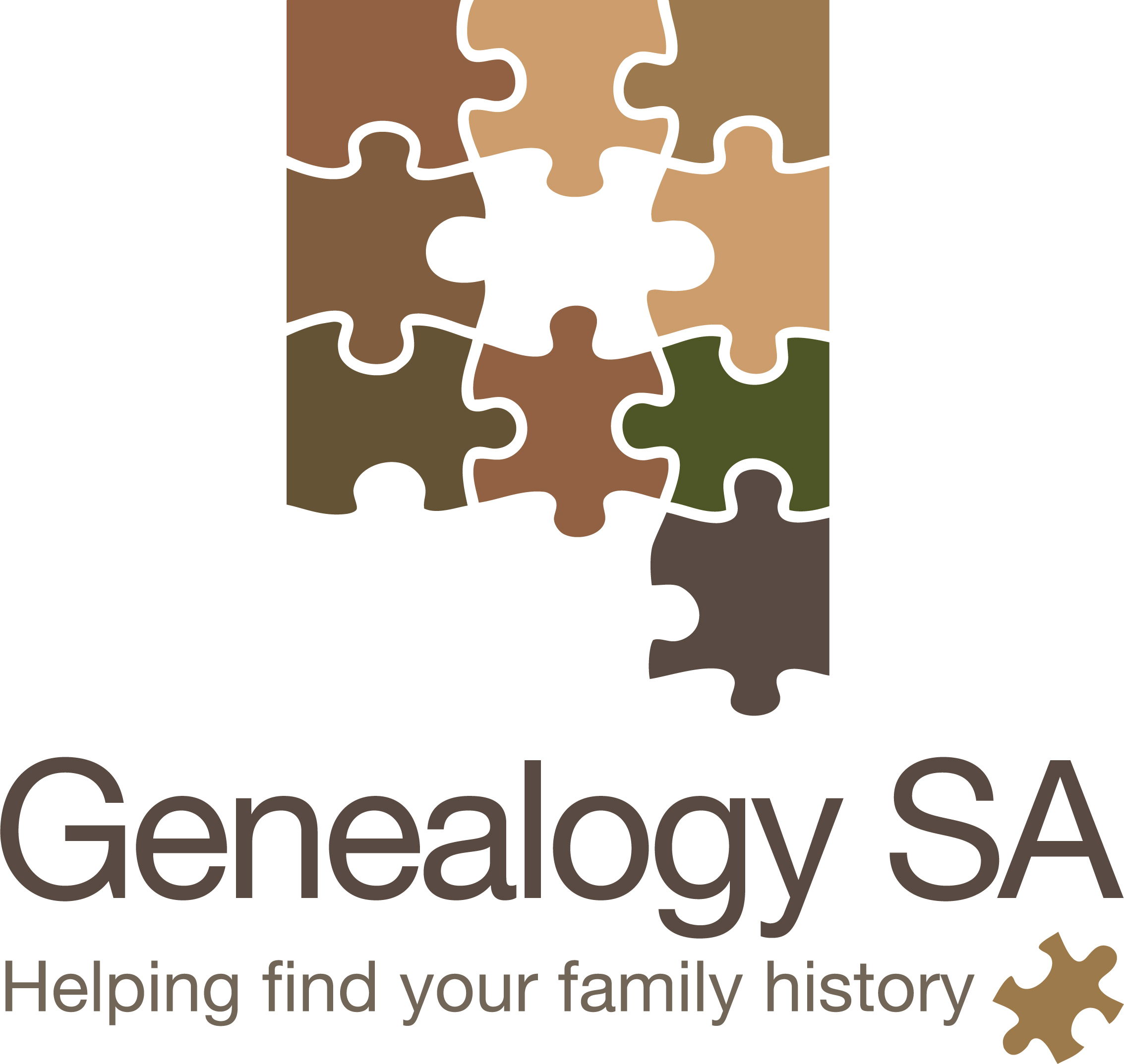 Genealogy SA - vertical logo