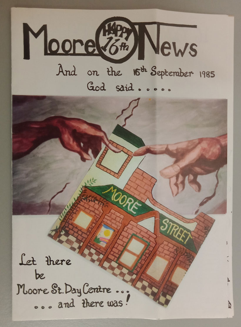 Front cover of the Moore News September 1985