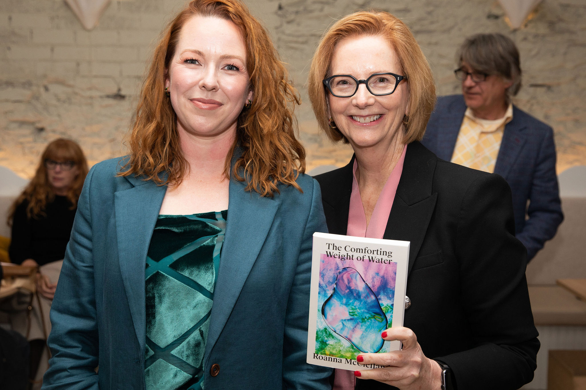 Author Roanna McClelland with friend Julia Gillard