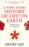 Book cover, A very short history of life on earth