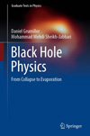 Book cover, Black hole physics