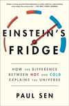 Book cover, Einstein's fridge