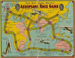 Sir Ross Smith Aeroplane Race board game