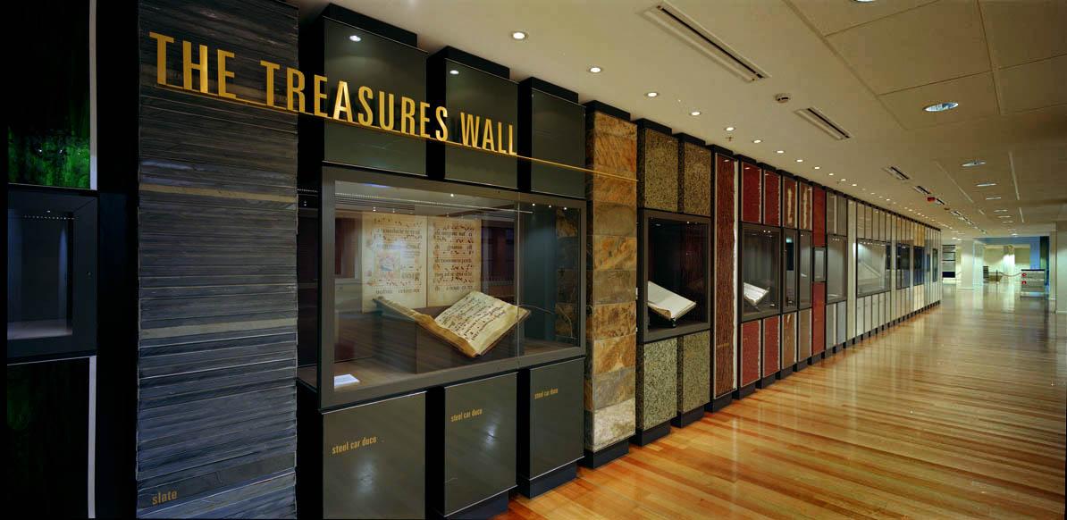 Treasures Wall area
