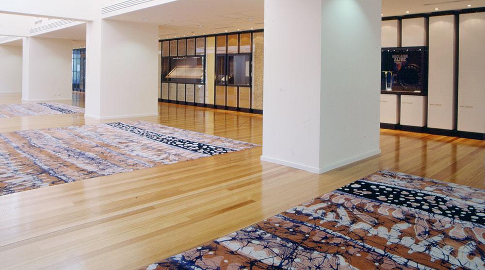 Ernabella Rugs, featured in the Treasures Wall area