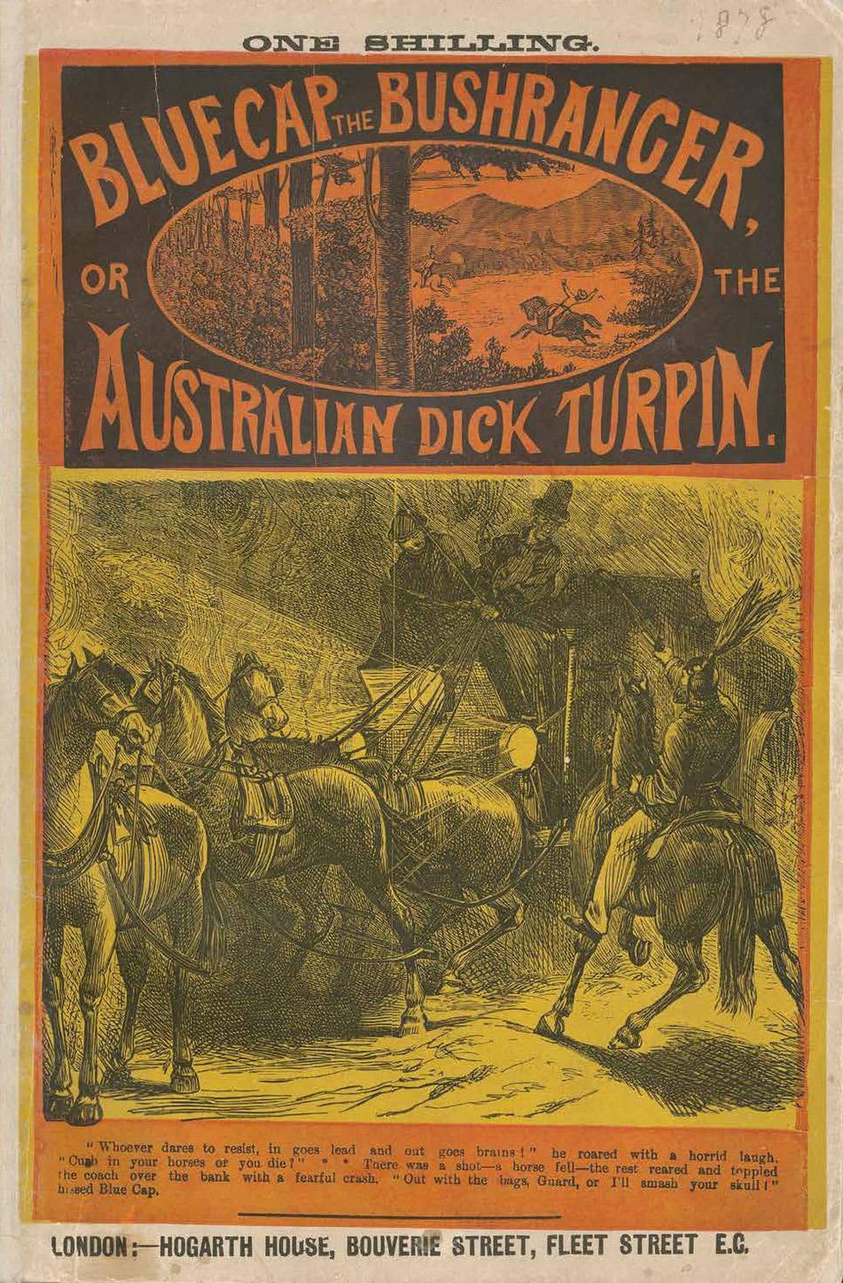 Penny dreadful Australian dick turpin front cover [Au/19 BOR b]