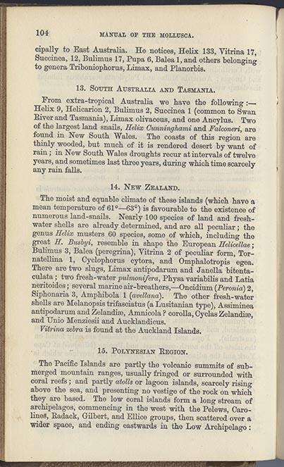 Page 104 of the book discussed the South Australia and Tasmanian region