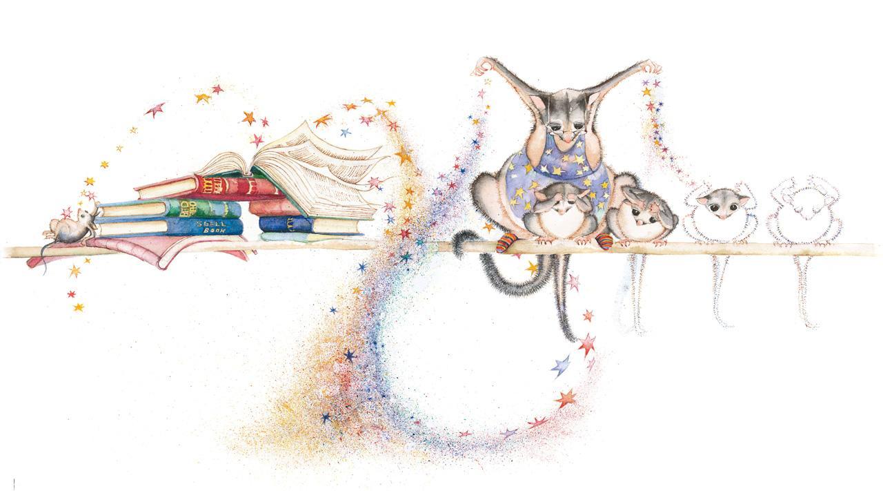 Possum Magic illustration. Author Mem Fox.