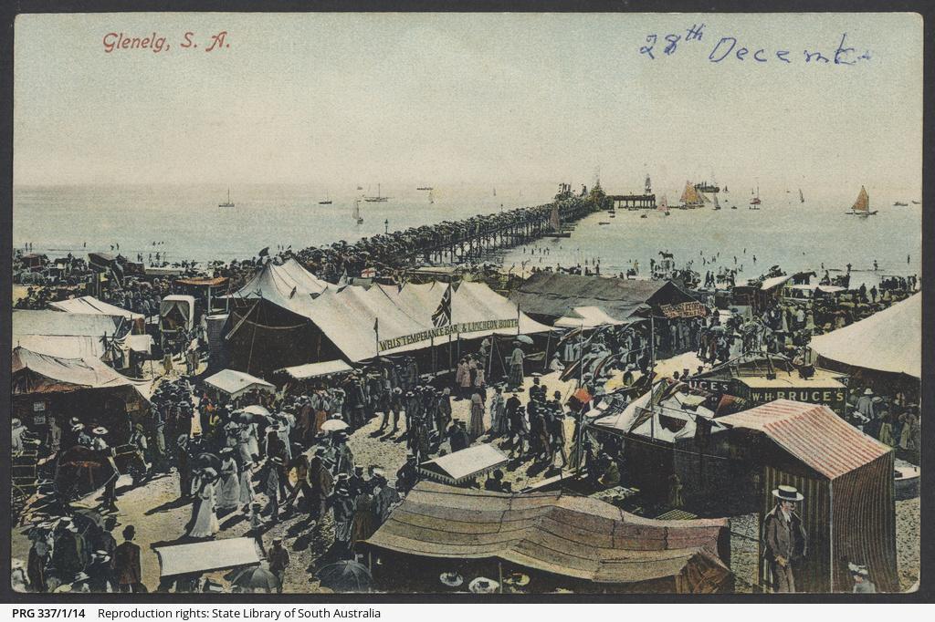 Glenelg Jetty SA 28 December 1907 to 1913 SLSA: PRG 337-1-14