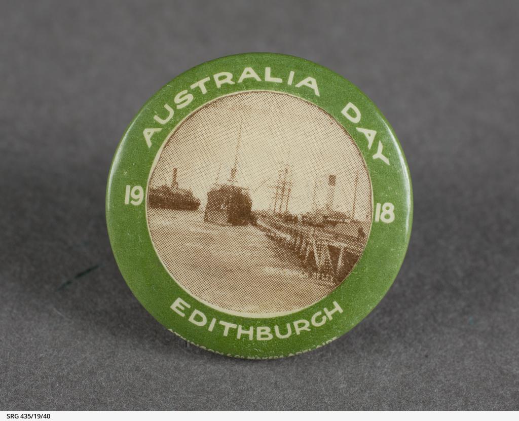 Australia Day badge Edithburgh 1918 SLSA: SRG 435/19/40