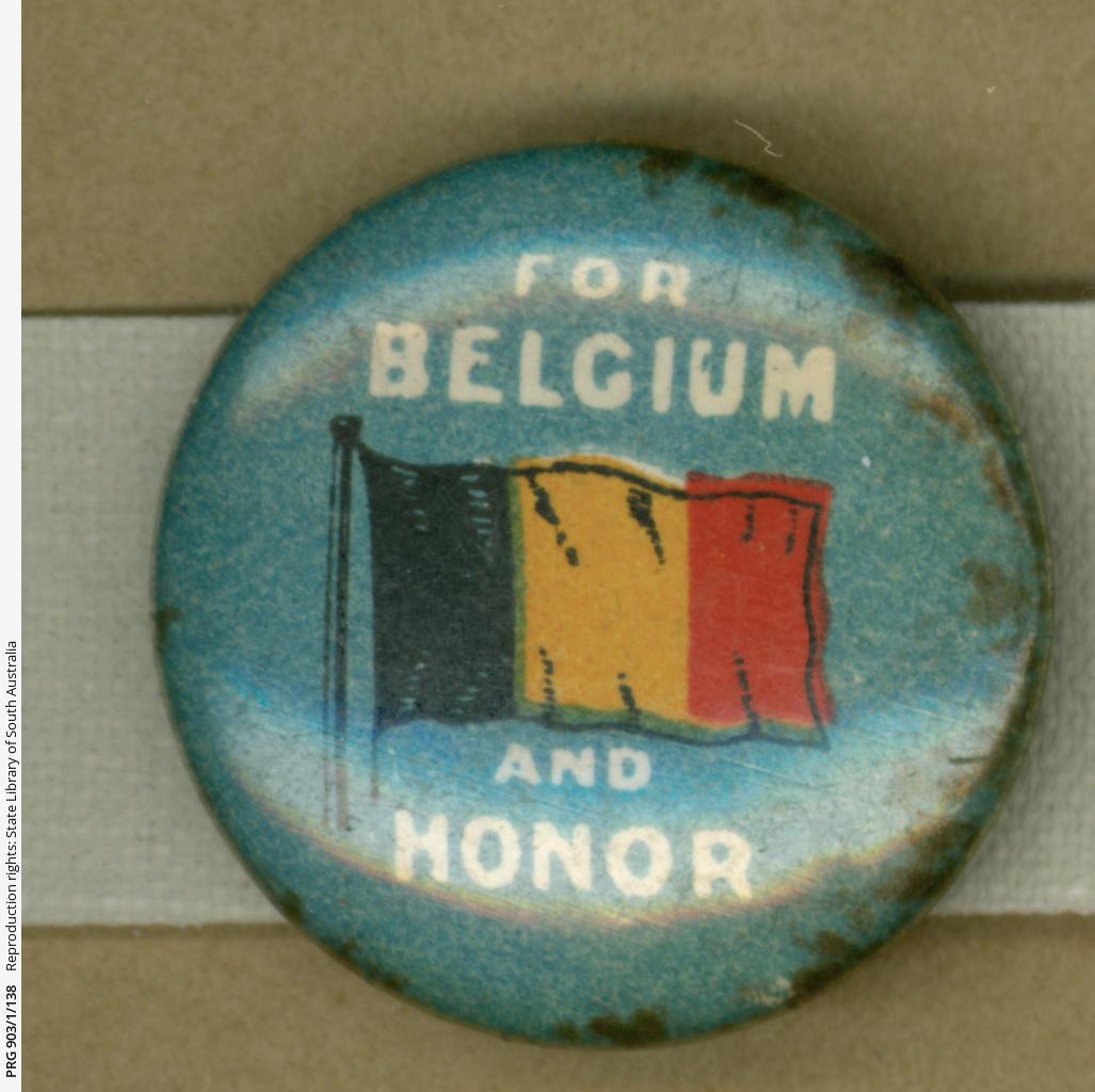 For Belgium and Honor-badge SLSA: PRG 903/1/138