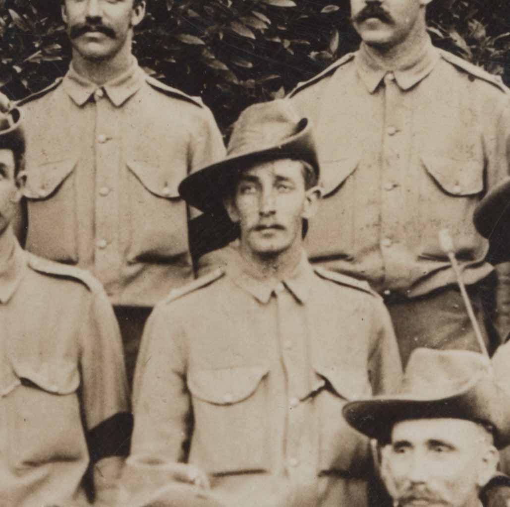 Close up of Lieutenant Edmunds, 1901-02. SLSA: B 49571