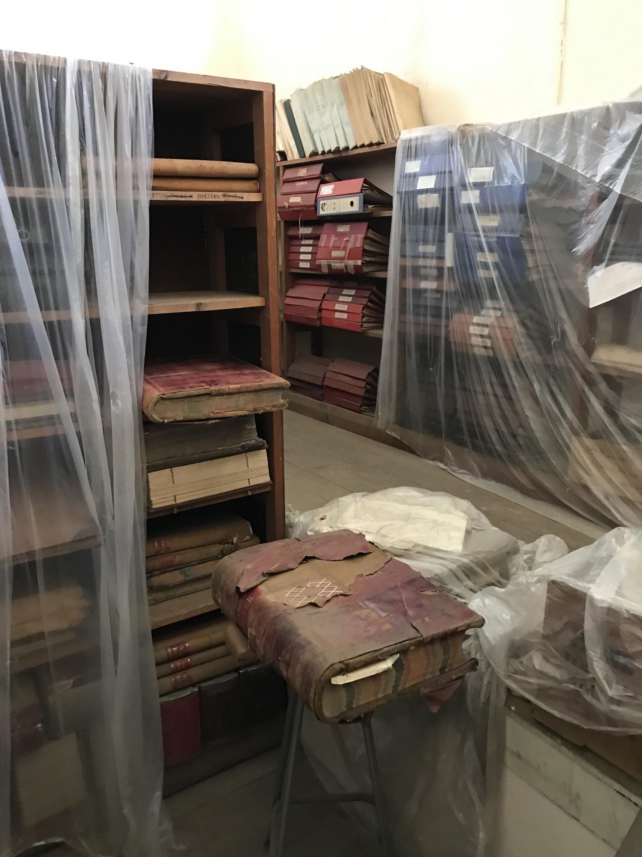 One of the store room featuring records of the SA Brewing Company.