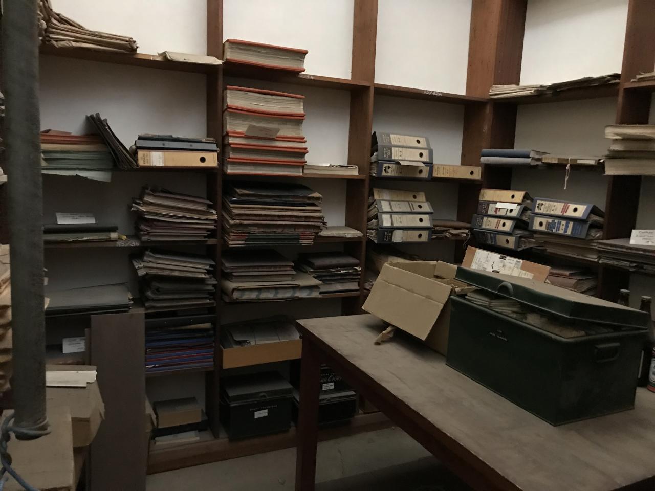 One of the store room featuring the records of the SA Brewing Company.