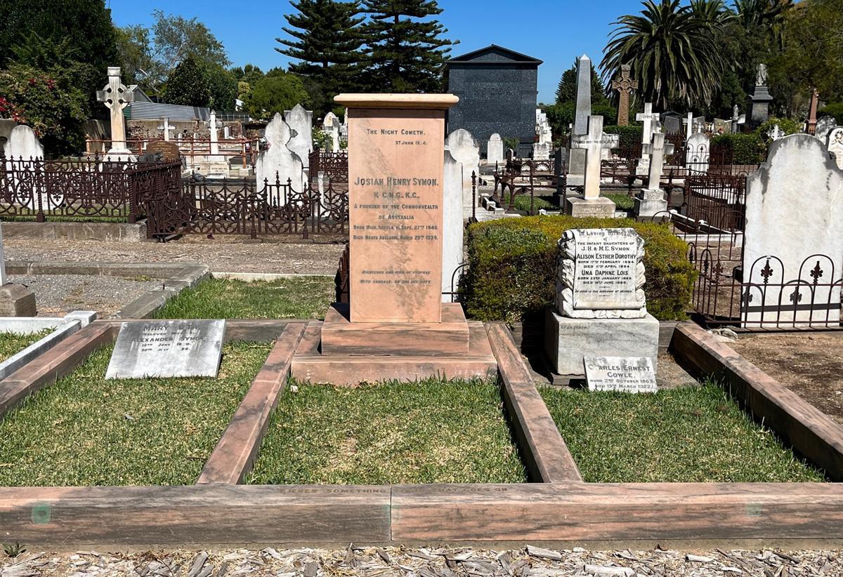 Josiah Symons gravesite