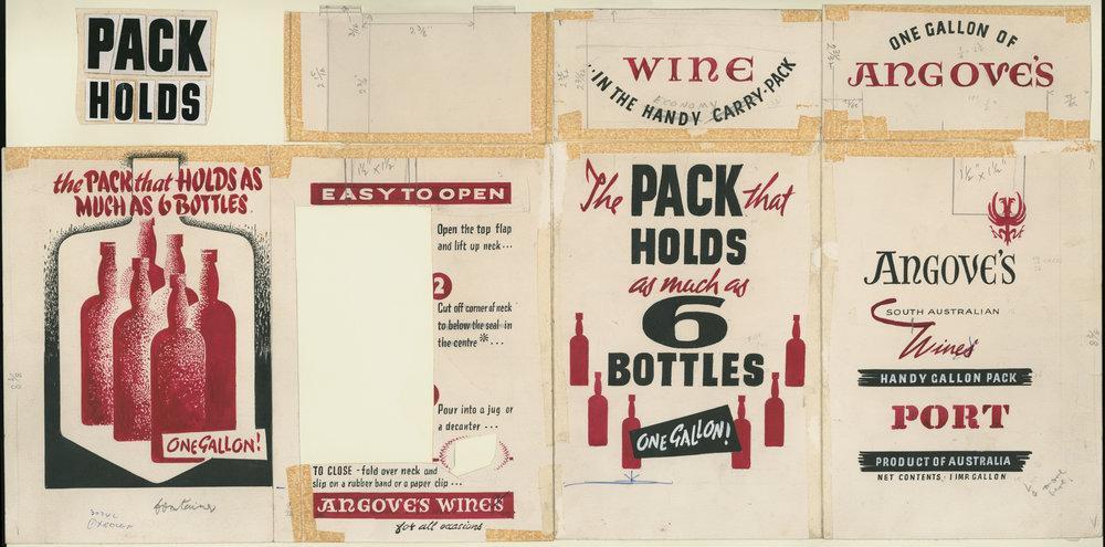 Designing the Angove's 'handy gallon pack' wine cask | State Library of ...