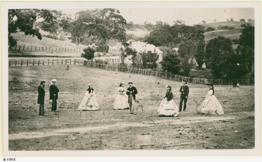 Angaston had the first croquet club in South Australian established in 1867. SLSA: B 11915