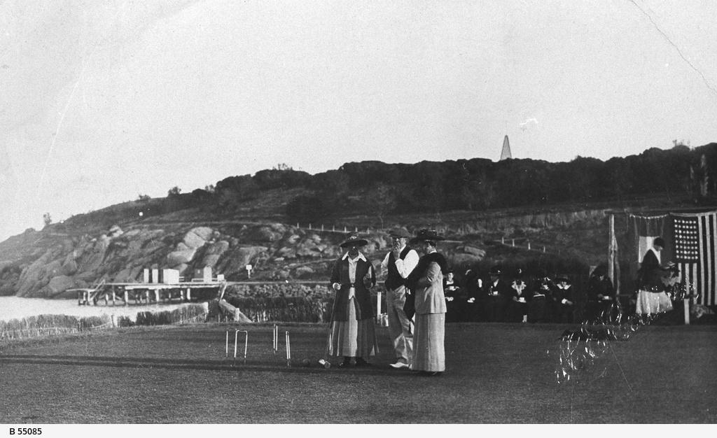 Croquet in Port Elliot, 1918. SLSA: B 55085 