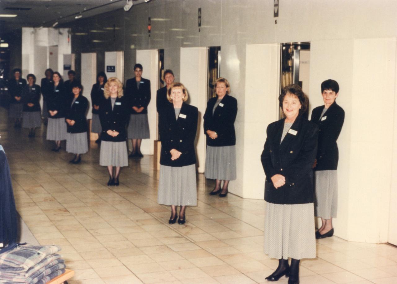 John Martin's lift ladies, supplied by author Paul Flavel.