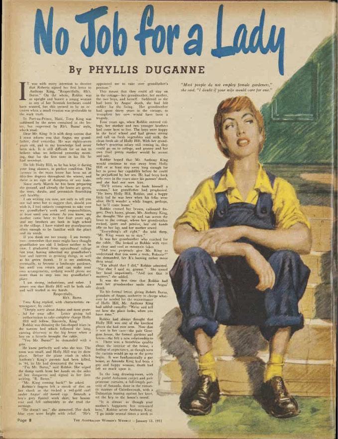 The Australian Women's Weekly Sat 13 Jan 1951 Page 18. NLA: Trove 