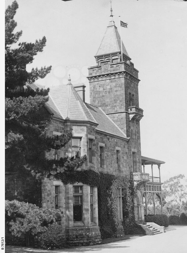 Governor’s residence at Marble Hill, taken in 1932. SLSA: B 7812/1