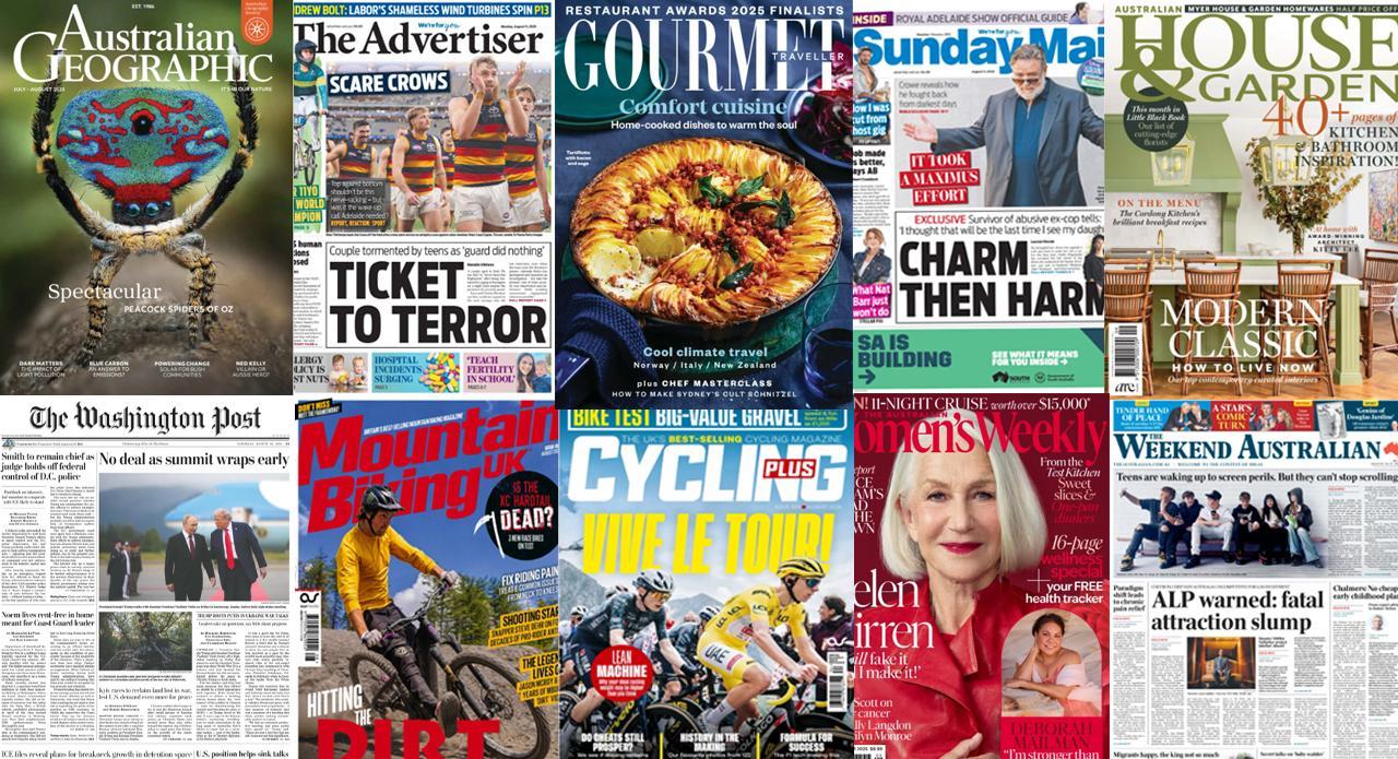 Newspapers and magazines