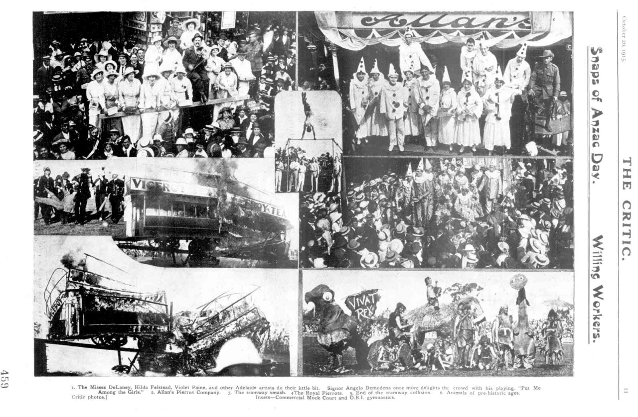 Snaps of ANZAC day, October 1915.