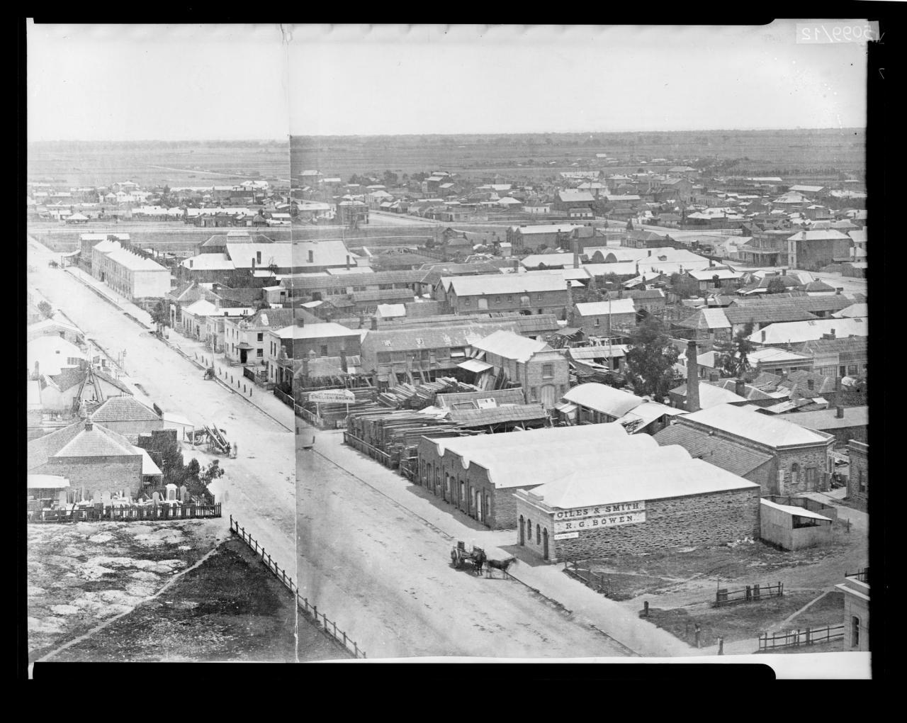 View of Adelaide, panorama plate 12. SLSA: B 5099/12
