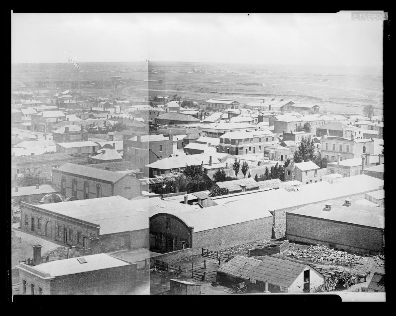 View of Adelaide, panorama plate 13. SLSA: B 5099/13