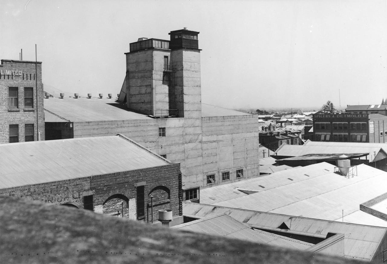 Duncan Building on Franklin Street, used for spotting air raids in Adelaide during WW2.