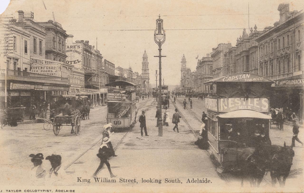 King William Street post card. SLSA: B 72299