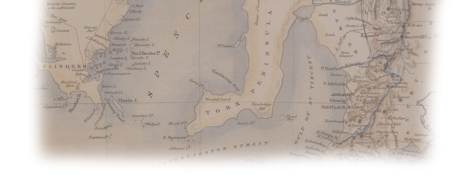 Map of York Peninsula