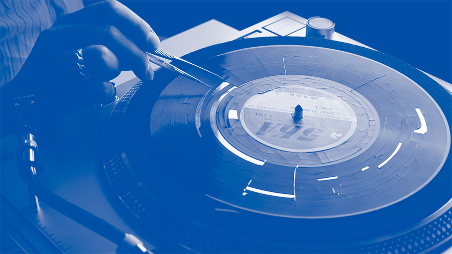 Delaminating acetate record disk preparing for recording remnant content