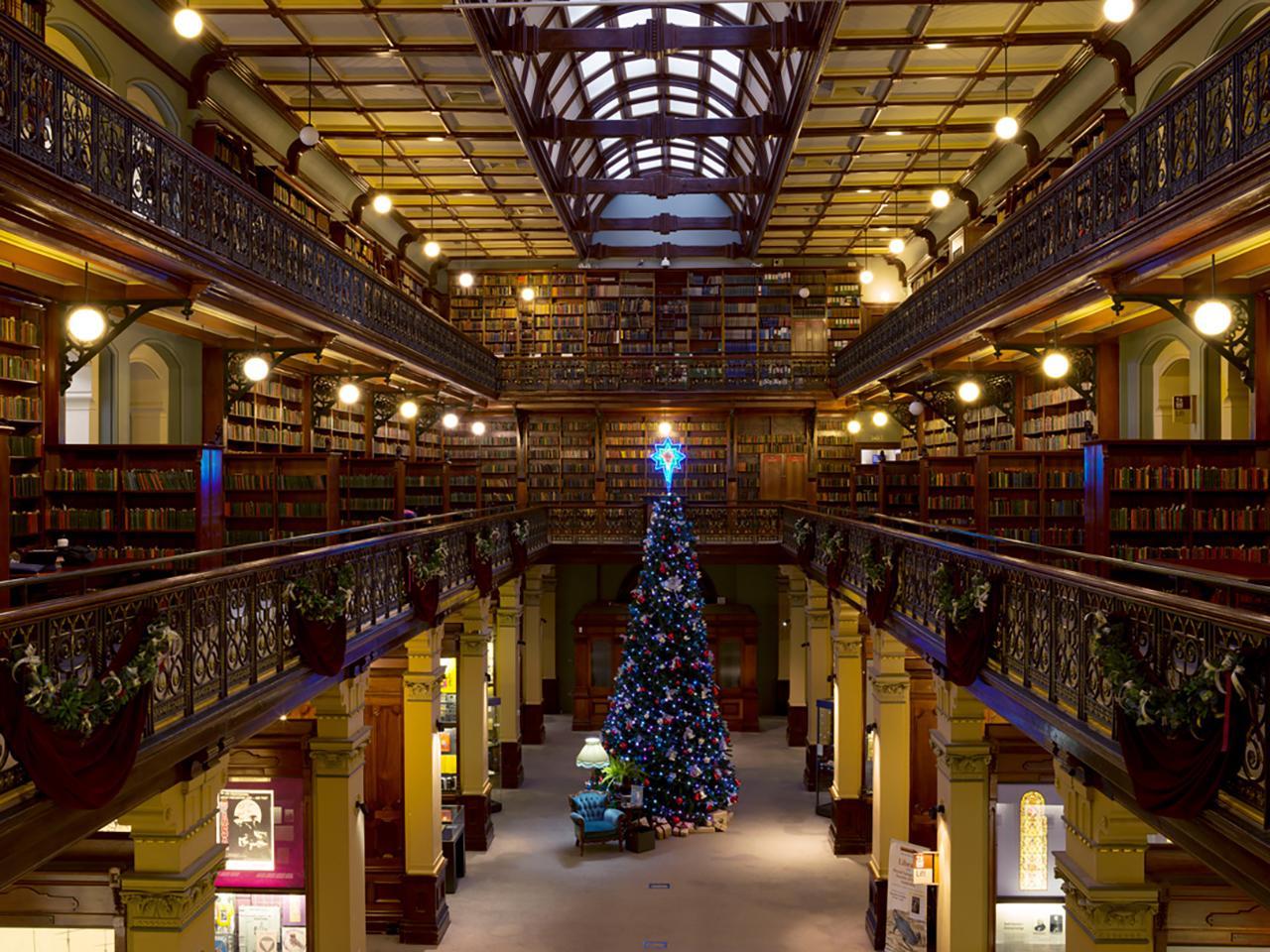 Large Christmas tree in the Mortlock Chamber