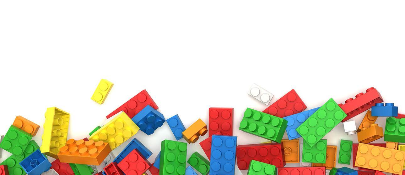 Lego pieces - decorative image only