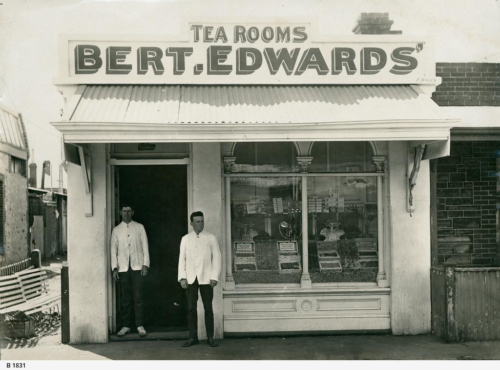 Bert Edwards Tea Rooms, 1912