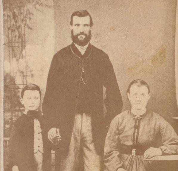 The Woolcock family, SLSA: B 12311. cropped version.