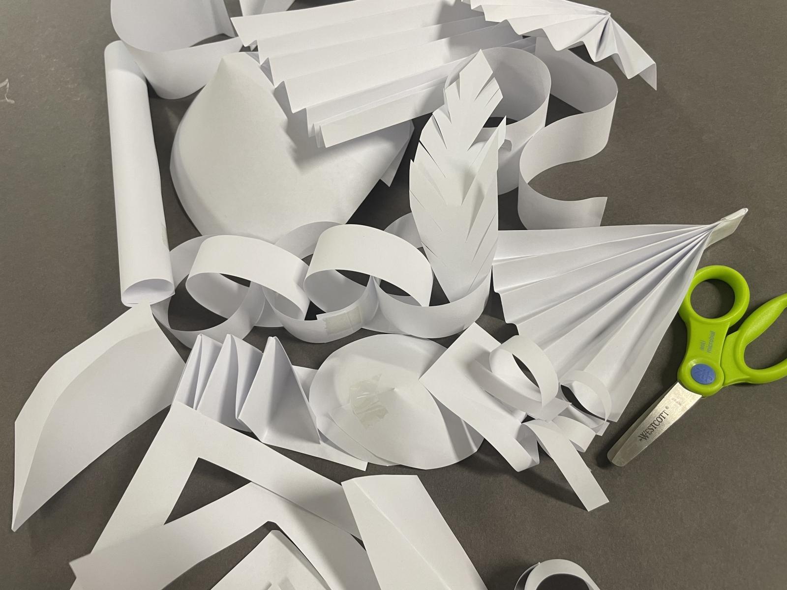 paper sculpture workshop