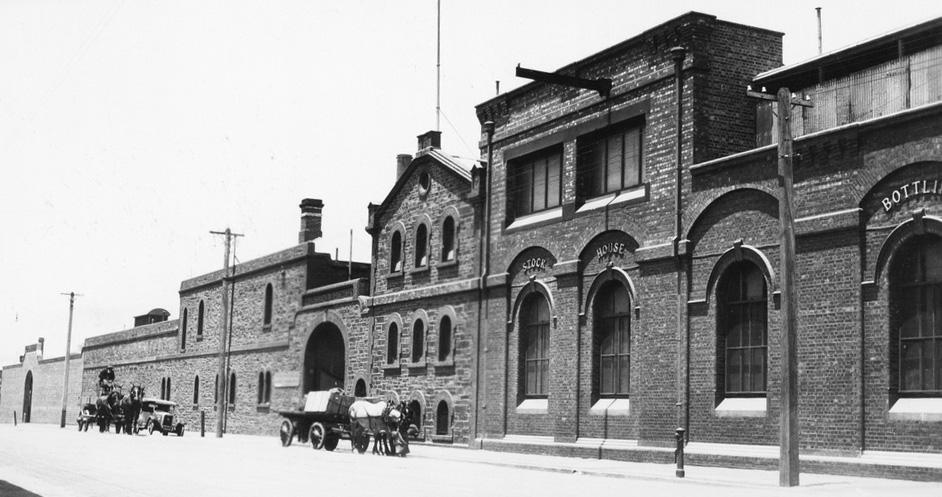 Hindley Street, south side, West End Brewery, 8 December 1925. SLSA: B 3179