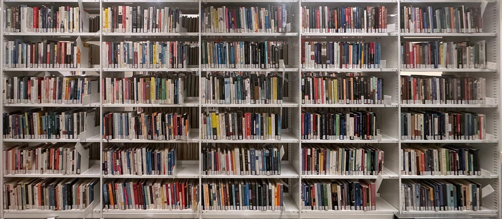 Research library shelf