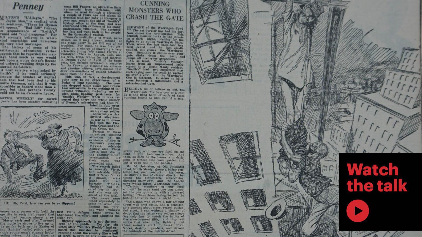 Watch the talk: A cartoon rediscovered