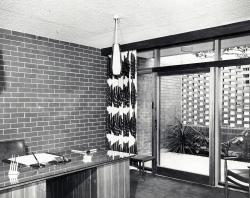 Interior of office of Keith Lange and Associates, Bagot Street, North Adelaide. Photograph by D. Darian Smith.SLSA: BRG 346/29/117/1 