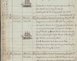 Page 11 of Burton's Whaling voyage journal