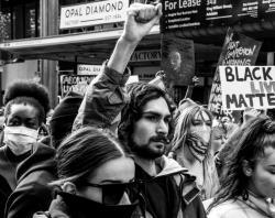 Adelaide ‘Black Lives Matter’ Protest, King William Street [SLSA: PRG 1763/1/9] 